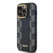 DKNY odinis languotas monofoninio rašto MagSafe dėklas, skirtas iPhone 13 Pro Max – juodas