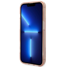 „Guess“ permatomas „iPhone 14 Pro Max“ 6,7 colio dėklas – rožinis