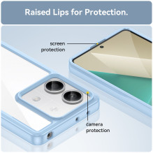 Outer Space Dėklas su gelio rėmeliu, skirtas Xiaomi Redmi Note 13 5G - mėlynas