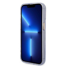 „Guess Gold Outline“ permatomas „MagSafe“ dėklas, skirtas „iPhone 14 Pro Max 6,7'“ – violetinė