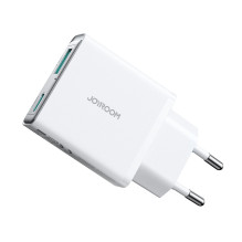 Joyroom JR-TCF14 20W USB-A USB-C Super Slim Wall Charger - White