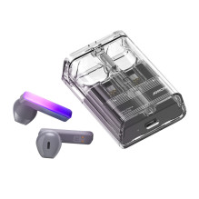 TWS Joyroom JR-TC1 IceLens serijos belaidės ausinės su LED lemputėmis – juodos