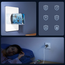 Joyroom JR-TCF20 USB-C PD 20W tinklo įkroviklis - juodas