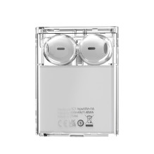 TWS Joyroom JR-TC1 IceLens serijos belaidės ausinės su LED lemputėmis – baltos