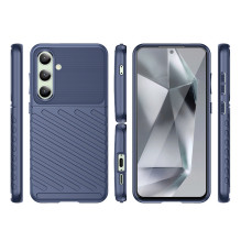 Thunder Case Samsung Galaxy S24 FE silikoninis šarvų dangtelis - mėlynas