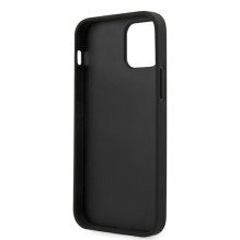 Guess Saffiano Vintage Script Case for iPhone 12 Pro Max 6.7" - Black