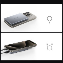 Joyroom JR-PBM08 Pro 10000mAh Ultrathin Powerbank - Gray
