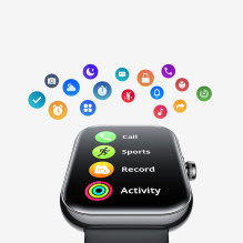 Joyroom Fit-Life JR-FT5 Plus smartwatch with call answering function - black