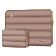 Tech-Protect Puffy 15–16 colių nešiojamojo kompiuterio krepšys – rudas Tech-Protect Puffy 15–16 colių nešiojamojo kompiuterio krepšys – rudas