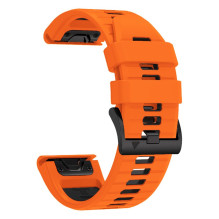 Tech-Protect IconBand Pro dirželis, skirtas Garmin Fenix 3 / 5X / 3HR / 5X Plus / 6X / 6X Pro / 7X - oranžinė-juoda