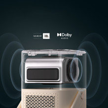 Yaber T2 Plus LCD FullHD 1080p Multimedia Projector with JBL Speakers - Beige