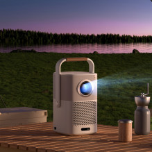 Yaber T2 Plus LCD FullHD 1080p Multimedia Projector with JBL Speakers - Beige