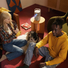 Yaber T2 Plus LCD FullHD 1080p Multimedia Projector with JBL Speakers - Beige