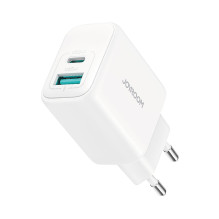 Joyroom JR-TCF21 tinklo įkroviklis USB-C / USB-A 20W PD / QC 3.0 - baltas
