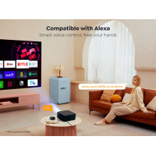 Yaber K2s LCD FullHD 1080p multimedijos projektorius su JBL garsiakalbiais – juodas