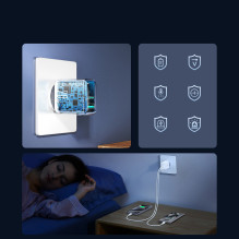 Joyroom JR-TCF21 tinklo įkroviklis USB-C / USB-A 20W PD / QC 3.0 - baltas