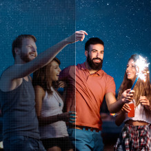 Yaber K2s LCD FullHD 1080p multimedijos projektorius su JBL garsiakalbiais – juodas