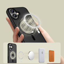 Tech-Protect MagMat MagSafe iPhone 16 dėklas – juodas