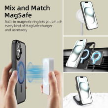 Tech-Protect MagMat MagSafe iPhone 16 dėklas – juodas