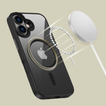 Tech-Protect MagMat MagSafe iPhone 16 dėklas – skaidrus