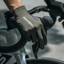 Rockbros cycling gloves spring / summer / autumn, full, size: XL - green