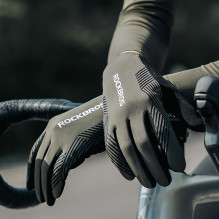 Rockbros cycling gloves spring / summer / autumn, full, size: XL - green