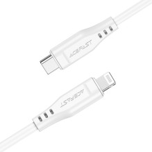 Acefast C3-01 Lightning – USB-C PD laidas 30W 3A 480Mb/s 1,2m – baltas