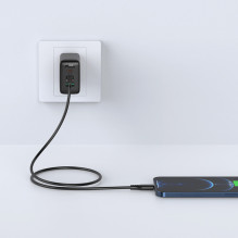 Acefast C3-01 Lightning – USB-C PD laidas 30W 3A 480Mb/s 1,2m – baltas