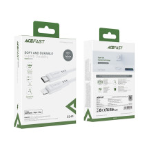 Acefast C3-01 Lightning – USB-C PD laidas 30W 3A 480Mb/s 1,2m – baltas