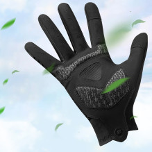 Rockbros cycling gloves spring / summer / autumn, full, size: XL - black