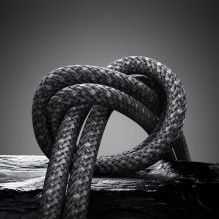 Joyroom S-A50 Unlimited Series 3A USB-A – USB-C laidas su magnetiniu tvarkykle, 1,2 m – pilka