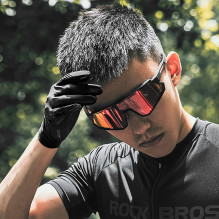 Rockbros cycling gloves spring / summer / autumn, full, size: XL - black