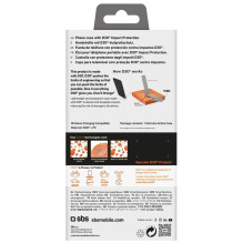 SBS Extreme Active D3O dėklas, skirtas iPhone 16e / 17e – permatomas