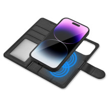 Tech-Protect Wallet MagSafe Case with Wallet for iPhone 16 - Black