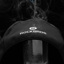 Rockbros Dala žiemos dviračių šalmo kepuraitė su skylutėmis akiniams – pilka
