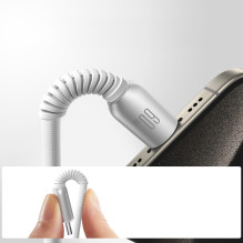 „Joyroom S-A51 Cutting-Edge“ serijos 60 W USB-C – USB-C laidas 1,2 m – šviesiai pilkas