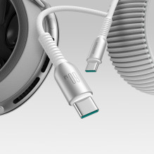„Joyroom S-A51 Cutting-Edge“ serijos 60 W USB-C – USB-C laidas 1,2 m – šviesiai pilkas