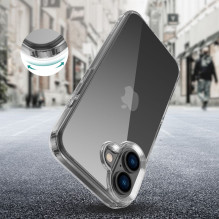 Tech-Protect FlexAir hibridinis dėklas, skirtas iPhone 16 – skaidrus