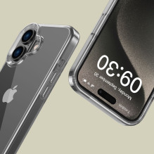 Tech-Protect FlexAir hibridinis dėklas, skirtas iPhone 16 – skaidrus