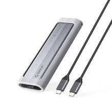Orico AXM2F M.2 SATA SSD USB-C 3.2 disko dėklas – pilkas