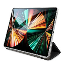 Guess Saffiano Collection dėklas, skirtas iPad 12.9' 2021 knygos viršelis – juodas