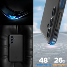 Spigen Essential SandBlast dėklas, skirtas Samsung Galaxy M35 5G – juodas