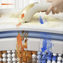 UWANT B100-S 12000Pa 450W skalbimo dulkių siurblys alergiškiems žmonėms, kilimams ir apmušalams - baltas