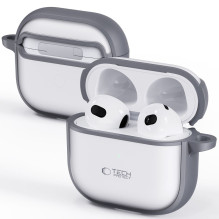 Tech-Protect Slim Hook Case for AirPods 4 - Gray Tech-Protect Slim Hook Case for AirPods 4 - Gray