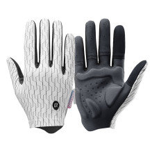 Rockbros sports gloves full spring-summer size XL - white and black