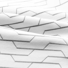 Rockbros sportinės pirštinės pilnos pavasario-vasaros XL dydžio - baltos ir juodos