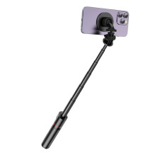 Tech-Protect L06S Bluetooth magnetinė asmenukių lazda su MagSafe, nuotolinio valdymo pulteliu, trikoju iki 82 cm ir 360 