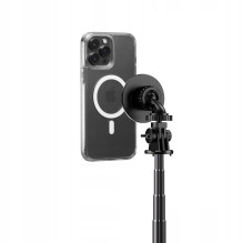 Tech-Protect L06S Bluetooth magnetic selfie stick with MagSafe, remote control, tripod up to 82cm and 360 head - black