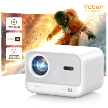 Yaber L2s LCD FullHD 1080p Multimedia Projector with JBL Speakers - White