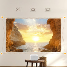 Yaber L2s LCD FullHD 1080p Multimedia Projector with JBL Speakers - White